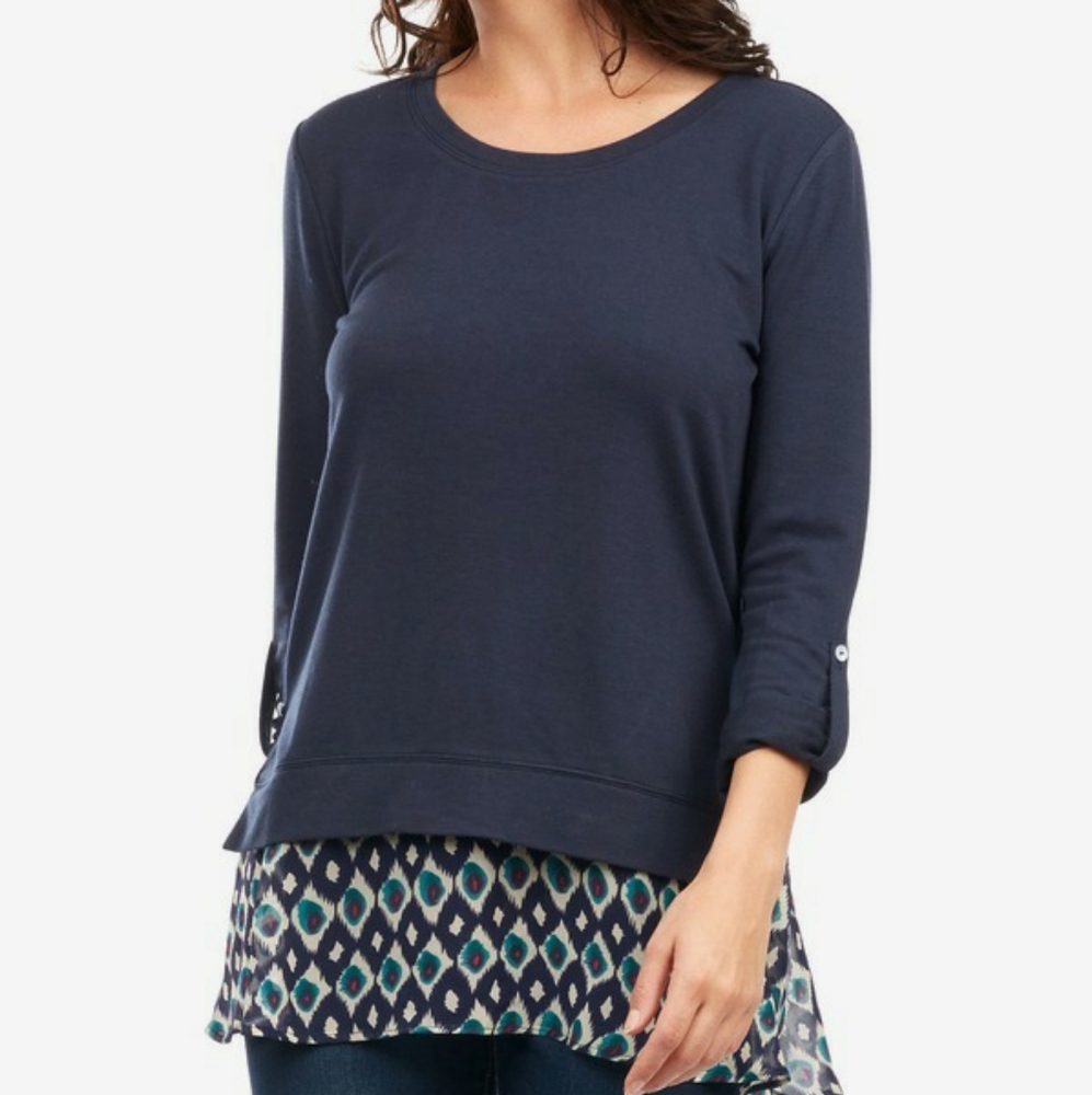Octavia Double Layer Pullover - image 1